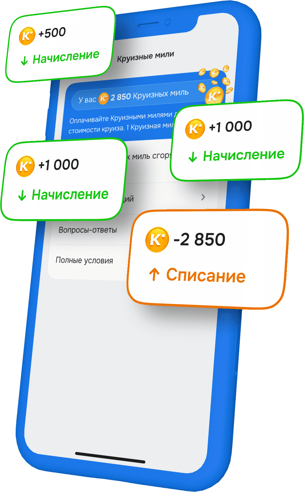 История транзакций