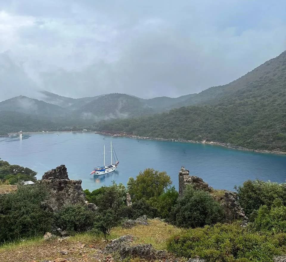 Еще одна живописная бухта турецкого побережья