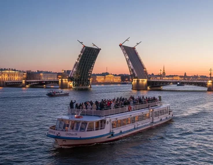 Расписание развода мостов в Санкт-Петербурге на 2026 год