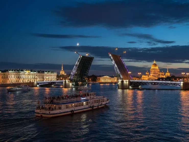 Расписание развода мостов в Санкт-Петербурге на 2026 год