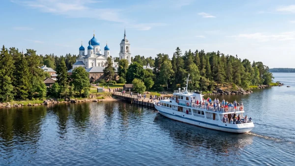 Как добраться до Коневца: удобный маршрут по воде