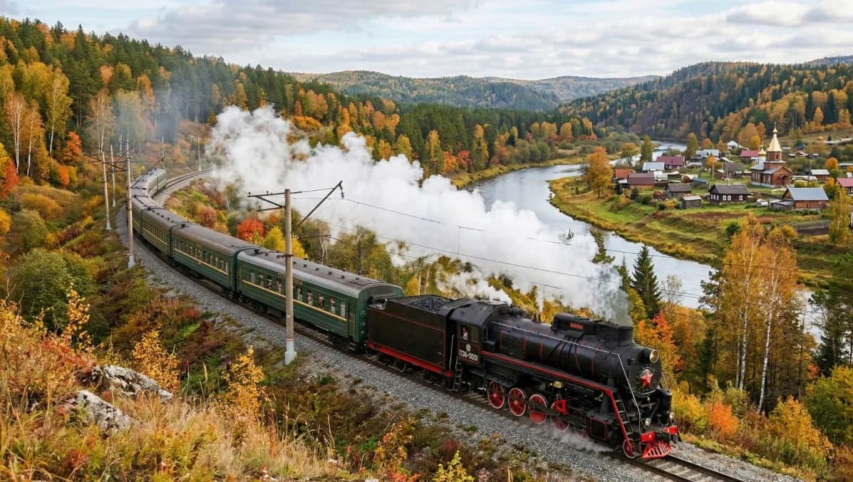 Ретро поезд или современный люкс
