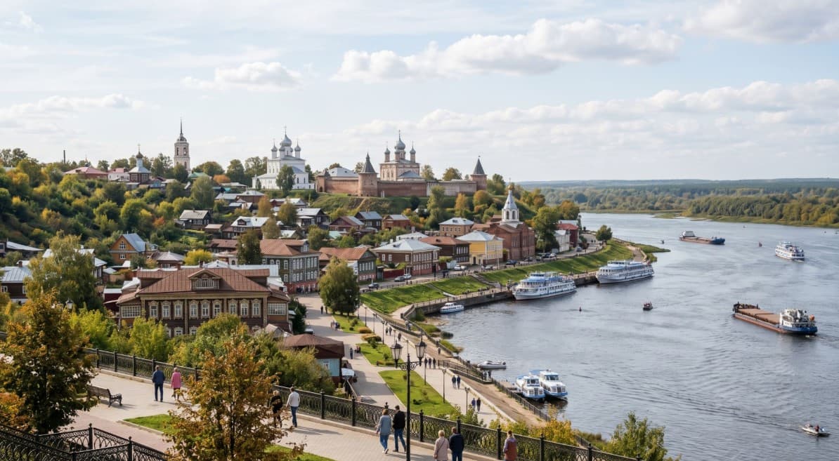 Городец: уютная купеческая остановка на волжских маршрутах — что вас ждёт на берегу