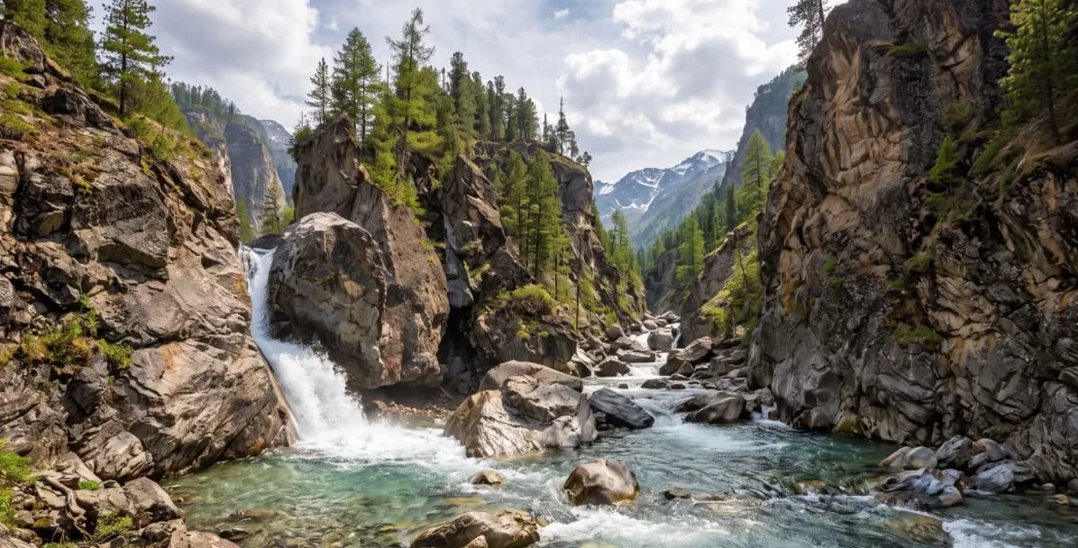 Река Кынгарга и её водопады: маршрут, где всегда слышно шум воды