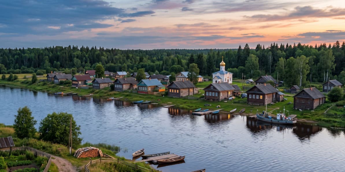 Без единого гвоздя: поморская архитектура Кузино на речных маршрутах