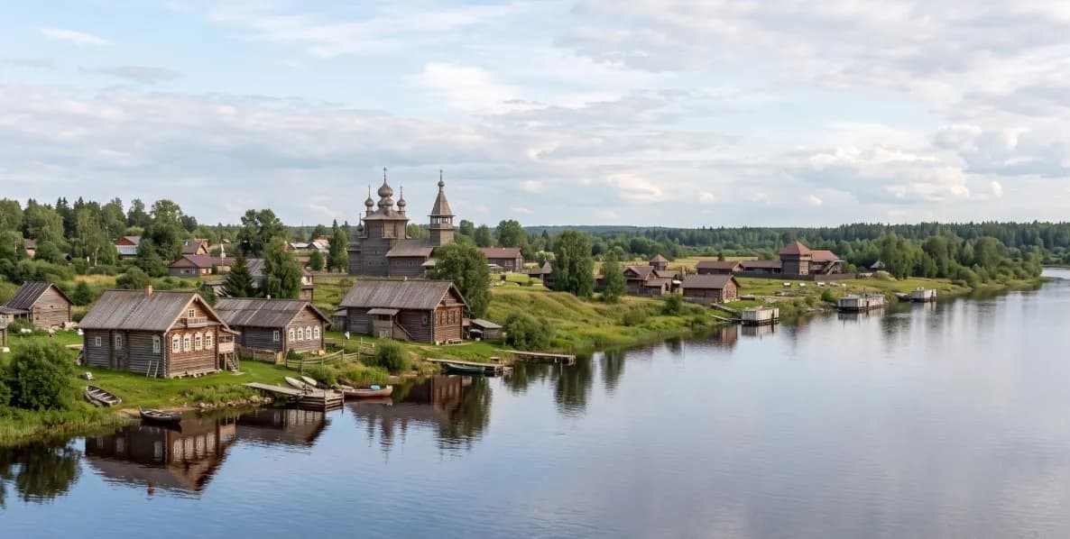 Поморская архитектура без единого гвоздя