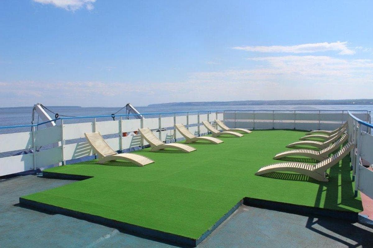 Солнечная палуба Теплохода Алексей Толстой