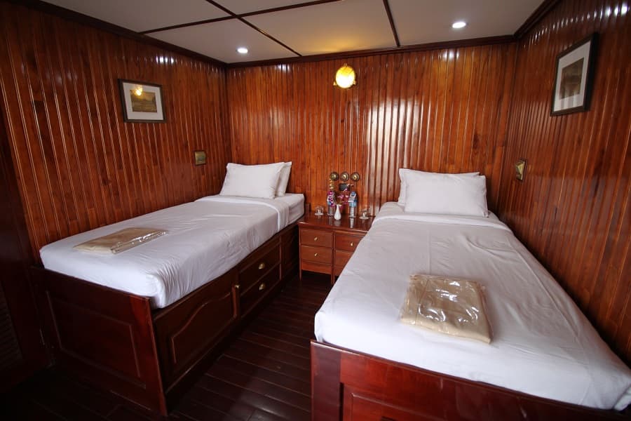 Двухместная каюта Теплохода Indochina Pandaw
