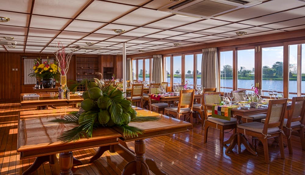 Ресторан Теплохода Mekong Pandaw