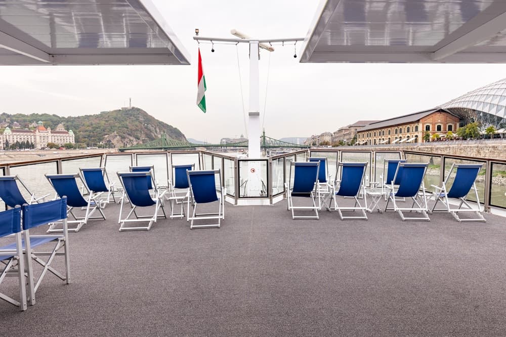 Солнечная палуба Теплохода River Sapphire