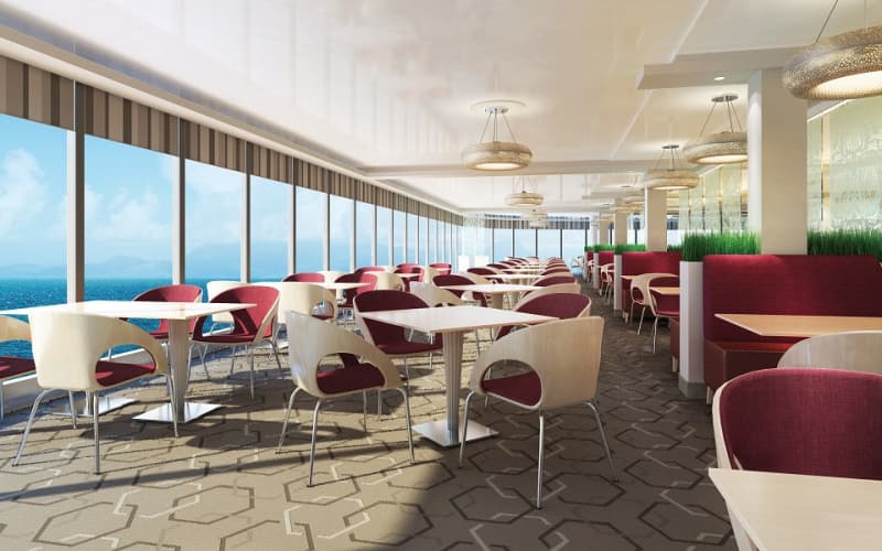 Кафе Garden Лайнера Norwegian Getaway