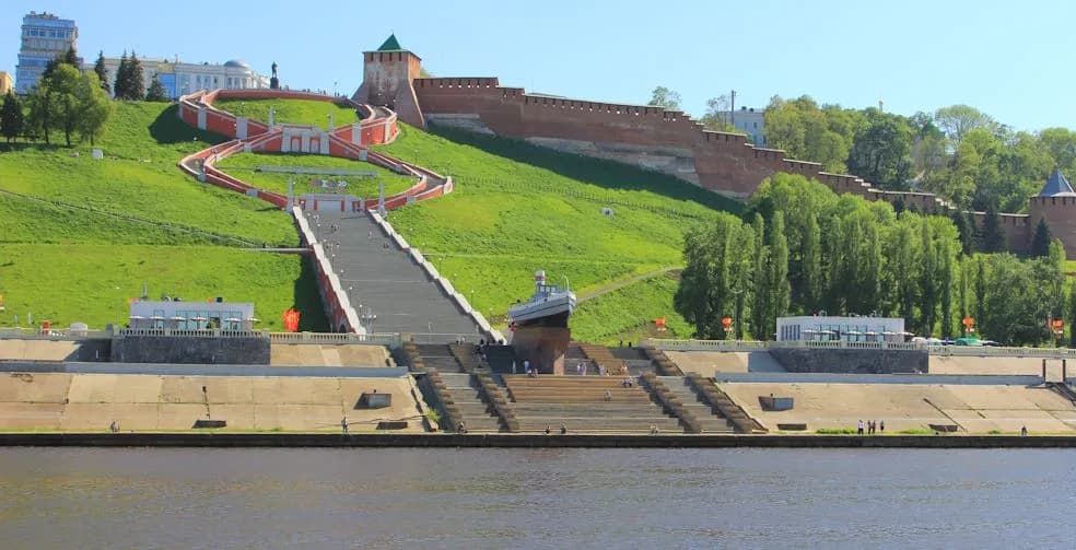 Чкаловская лестница в Нижнем Новгороде