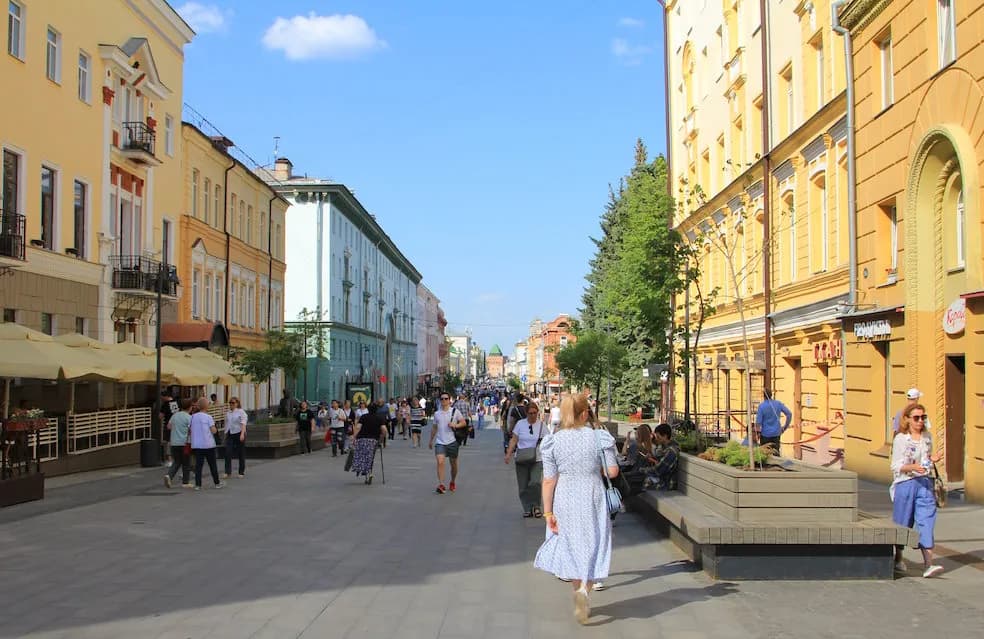 Покровская улица в Нижнем Новгороде