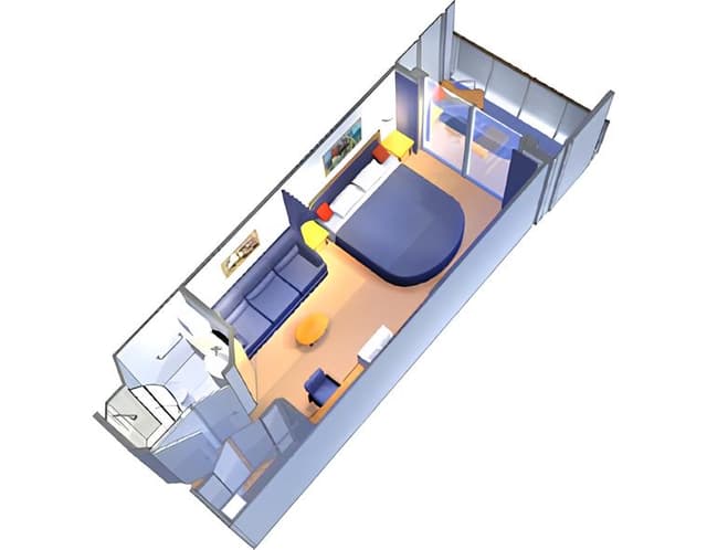 С балконом Spacious Ocean View Balcony (3B)