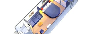 С балконом Spacious Ocean View Balcony (3B)