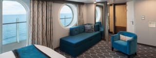 С балконом Ultra Spacious Ocean View Stateroom with Balcony (1A)