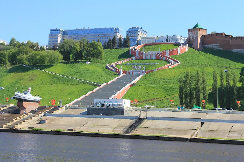 Чкаловская лестница в Нижнем Новгороде