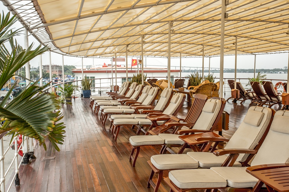 Зона отдыха Теплохода Mekong Pandaw
